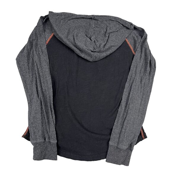 Philadelphia Flyers G-III Carl Banks Womens Black & Grey Light Hoodie Sz Medium - Picture 2 of 6